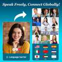 AI Translation Wired Earbuds Real Time - 164 Languages Translator Lightning Headphones & Earphones, Audifonos Traductores Ingls Espaol Ear Buds Compatible with iPhone 14 13 12 11 Pro Max Plus-2Pack