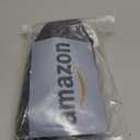 Leather Look Couch Arm Covers Set of 2 Armrest Covers for Sofa Chair Arm Protectors Stretch Armchair Slipcovers with Pockets Washable Spandex Fabric (Medium, Light Grey)