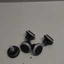 Bell Glides Replacement Office Chair Feet Swivel Caster Wheels to Fixed Stationary Castors, Short Profile with Separate Self Adhesive Felt Pads Black 5pcs