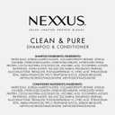 Nexxus Clean and Pure Clarifying Shampoo and Conditioner 2-Pack With ProteinFusion, for Nourished Hair Paraben Free 33.8 oz