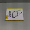 Glocusent Ergonomic Reading Light, 1600mAh Rechargeable Book Light for 100 Hrs - 3 Colors & 5 Brightness, Neck Light with Timers, Sleep Aid & Travel Lock, Perfect for Reading, Knitting & Craft (Gray)