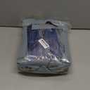 Bedsure 100% Washed Cotton Duvet Cover Queen Size - Dusty Blue Minimalist Cotton Bedding Linen Like for All Seasons - GentleSoft Plain Simple Duvet Cover, 3 Pieces (Dusty Blue, Queen, 90"x90")