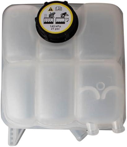 TRQ Front Radiator Coolant Reservoir Expansion Tank Overflow Bottle Compatible with 2013-2018 Ford C-Max 2013-2016 Escape 2012-2018 Focus 2014-2016 Transit Connect