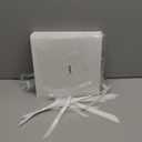 Kucoele 15 PCS Gift Boxes with Lids for Presents, 10.6 x 7.8 x 3.1 Inches White Bridesmaid Proposal Boxes with Ribbons for Wedding, Birthday, Party and Bride Shower Packaging