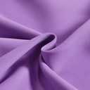 DECOVSUN Light Purple Valance for Windows 60x18 Inch Solid Thermal Insulated Blackout Rod Pocket Kitchen Short Curtain Toppers Valance for Bathroom Living Room, Lilac Lavender