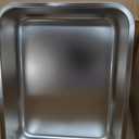 Stainless Steel Litter Box - 17.7" L x 13.77" W x 4" H Metal Cat Litter Box, Non Stick, No Smell, Easy Entry,Easy to Clean,Metal Litterbox for Kitten,Elderly Cats,Bunny