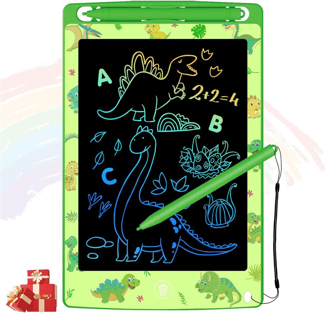 4 x LCD Writing Tablet for Kids, 8.5 Inch, Dinosaur