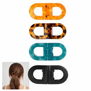 Magnetic Hair Clips - No Crease Magnet Hair Clip for Women, Strong Hold Seamless Magnetic Hair Clip for Sectioning and Styling(1 Set) (4PCS)