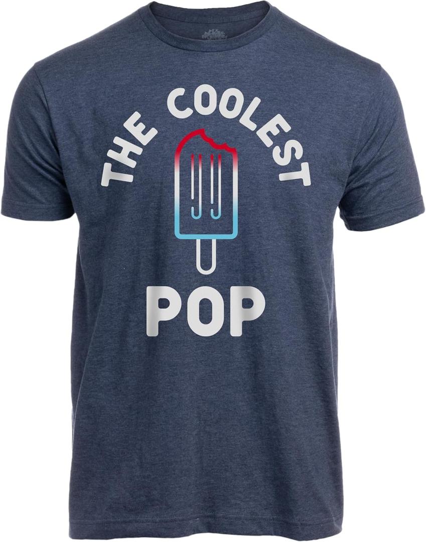 Funny T-Shirt Gifts for Dad | Fathers Day Humor Daddy Joke Regalos Tee Shirts for Men (Blue, XL)