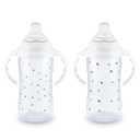 NUK Learner Cup 6+ Months Timeless Collection  10 Oz BPA Free Spill Proof Sippy Cup 2 Count (Pack of 1)