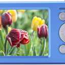 Autofocus Compact 1080P Digital Camera 48MP Portable Small Camera 16X Zoom 2.8 Inch Main Screen Travel (Blue)