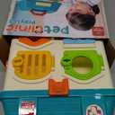 Lehoo Castle Veterinarian Playset for Kids, Pet Vet Toys Doctor Kit for Toddlers 3-5, Critter Clinic Toy with Keys, Pet Care Playset Hospital, Pretend Play Toy for Toddlers 1-3