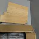 2 Pack Storage Stackable Kitchen Laundry Organizers, Wall Mount Large Trash Bag Holder with Bamboo Top, Standard Garbage Bag Dispenser, No Drill Required