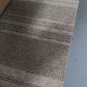 Peel and Stick First Impressions Barcode Rib Taupe 24 in. x 24 in. Commercial Carpet Tile (15 Tiles/Case)