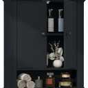Bathroom Wall Cabinet, Over The Toilet Storage With Adjustable Shelf, 22.8 inches x 25.5 inches x 7.2 inches
