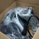 COLAMY Bar Stools Set of 4, Modern Swivel Bar Chairs, Adjustable Faux Leather Upholstered Barstools Counter Height with High Backrest for Bar, Kitchen Island, Dining Room, Black