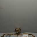 MOKATNG Bathroom Light Fixtures, 3-Light Brushed Gold Vanity Lights, Bathroom Lighting Fixtures Over Mirror with Flared White Fabric Shade, Modern Wall Sconces for Living Room Hallway