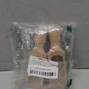 2 PCS Wooden Spoons, 5.5 In Natural Beech Wood Bath Salt Scoop, Beechwood Flour Coffee Wooden Multifunctional Kitchen Small Scoop for Jars Canisters (skin color)