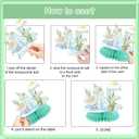 One Silly Goose 1st Birthday Party Decorations, Little Green Goose 12 Monthly Milestone Photo Banner Baby First Year Down Theme Photo Table Centerpiece for Baby Silly Goose First Theme Party