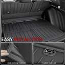 Cargo Liner Backrest Mats for Honda CRV 2026 2025 2024 2023 Car Mat Accessories, All Weather TPE Trunk Cargo Liner SeatBack Mat for CR-V Gas Hybrid(Backrest Mats+Trunk Mat)