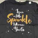 Cute Leave A Little Sparkle Wherever You Go T-Shirt
