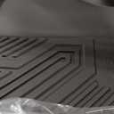 LASFIT Floor Mats & Cargo Mat for Honda Pilot 2016-2022 (7 Passengers), Split & One-Piece Foldable Seating TPE Floor Liners Accessories, 1st & 2nd & 3rd Row & Cargo Liner with Backrest Mat, Black