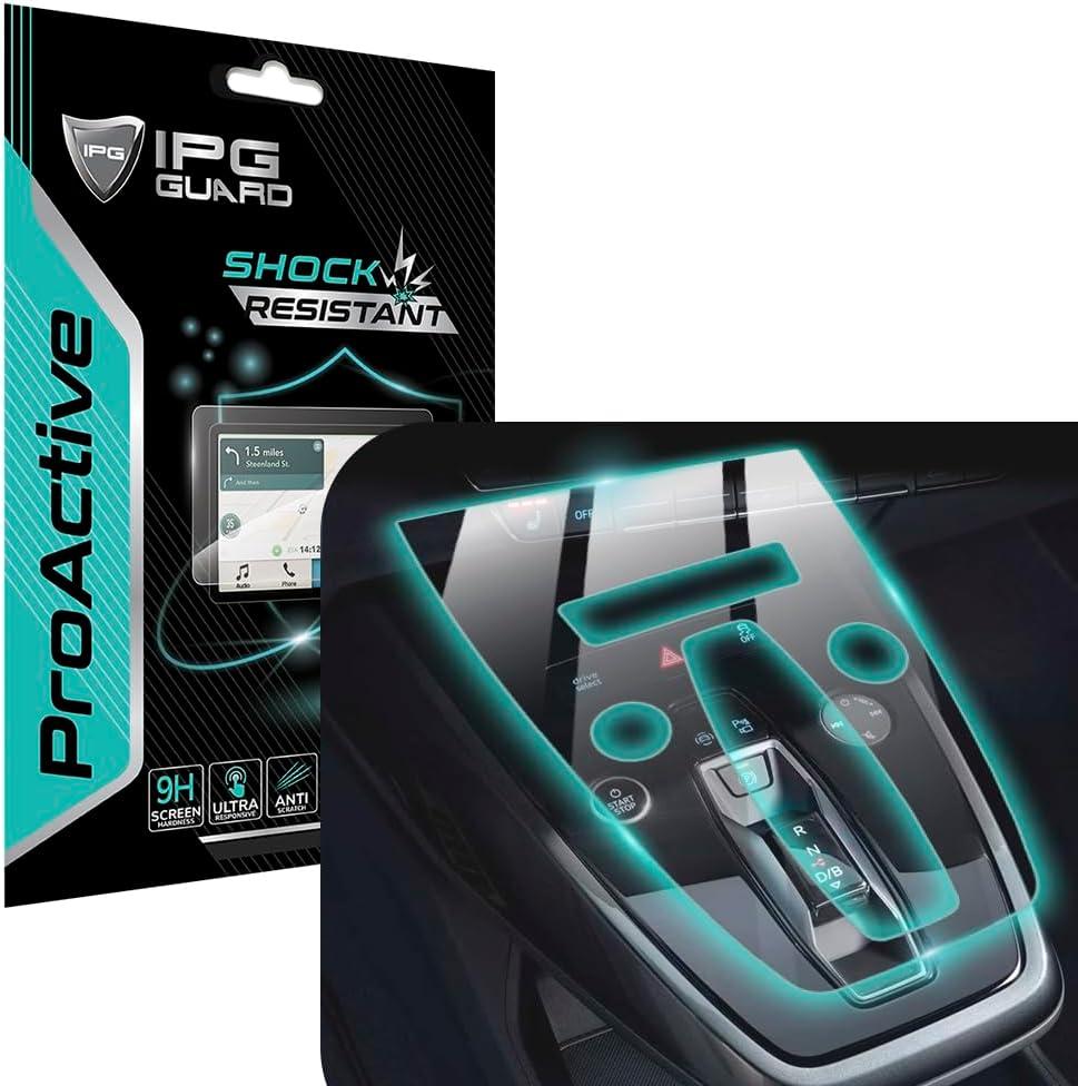 IPG ProActive Made for Audi 2022 Q5 E-TRON Center Console Display 9H Hardness Screen Protector Nano Ceramic Film Ultra Responsive High Clarity Anti Scratch for Q5E-TCentCons