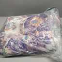 Amearea Vintage Design Area Rugs for Living Room, 6x9 Machine Washable Floral Collection Traditional Bedroom Rug, Low Pile Cute Kids Room Print Carpet, No Slip Office Kitchen Home Decor, Purple