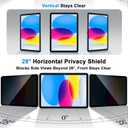 1 Pack Privacy Screen Protector for iPad Mini 4, iPad Mini 5 2019, Anty-spy Tempered Glass