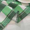 Honellaty St Patricks Day Tablecloth, Rectangle Table Cloth Green Shamrocks Spring Table Cover Waterproof Clover Tablecloths for St Patrick's Day Dining, Picnic, Party (52"x70")