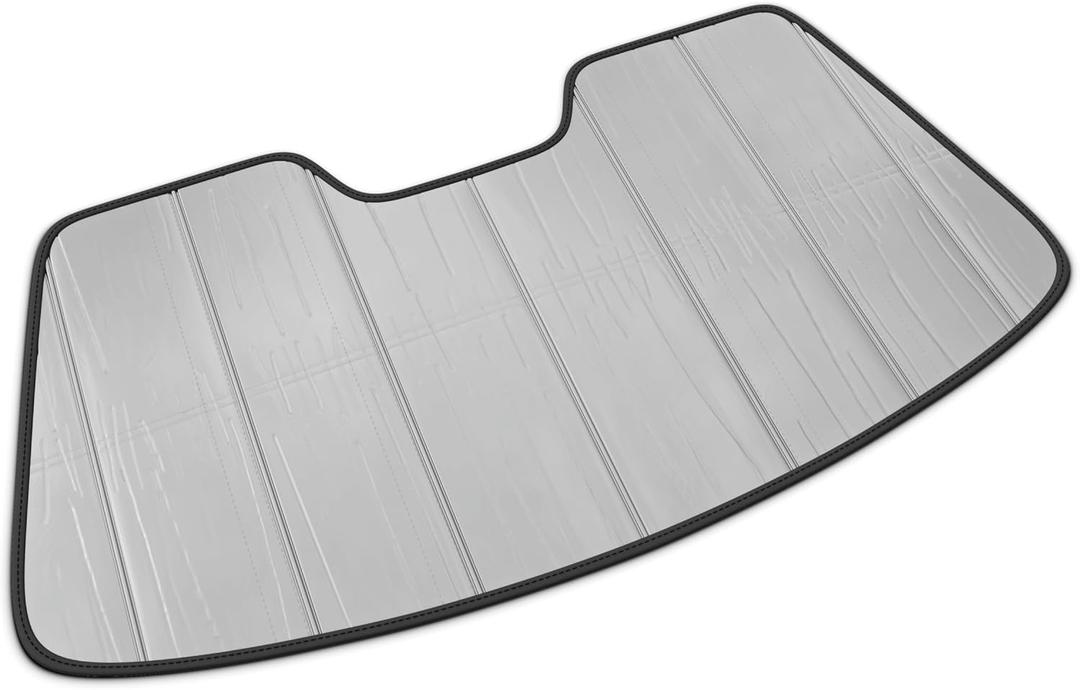 Autotech Park Foldable Sunshade Compatible with 2007-2021 Toyota Tundra, Sunshade with Metal Reinforced Structure, Maintain Cool Interior and Save Space