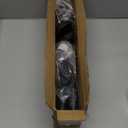 Sliding Door Security Bar and 2-in-1 Sliding Glass Door Stoppers Security for Patio, Home, Hotel Door Stick Security2Pack Black