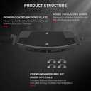 cciyu D1194 4pcs Rear Ceramic Brake Pads Kits For Cadillac For Chevy For GMC 2007-2014