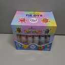 24 Colors Tie Dye Kit, Tie Dye Set for Kids, Pre-Filled Bottles, Non Toxic Permanent Fabric Dye Art Set, Easy DIY Fabric Art - Create Fun (24 Colors)