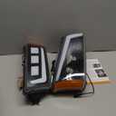 Set of 2 Partsam LED Headlights Assembly DOT Approved with Start-up Light DRL Sequential Turn Signal Hi/Low Sealed Beam Side Marker Lights Replacement for Silverado Avalanche 2003-2006