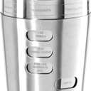 Oggi 23-Ounce Stainless Steel Cocktail Shaker, Silver