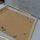 upsimples 18x24 Picture Frame, Display Pictures 16x20 with Mat or 18 x 24 Without, Wall Hanging Poster Frames, Gold, 1 Pack