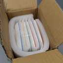 Ceramic Rectangle Salad Plates Set - 8.1" x 4.5" Rectangular Serving Trays - Serving Platter for Sushi Dessert Pasta Appetizer Dinner - Microwave Dishwasher Safe - Set of 6 - Assorted Colors (8.3 inch, 6 pcs)