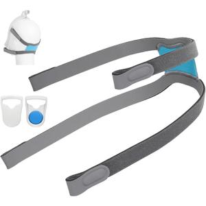 Replacement Headgear for Airfit F30i Mask, Airfit F30i Headgear Strap with ClipPremium Adjustable Snug Fit Elastic Material, Soft and Comfort to Wear (1 Pack)