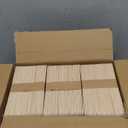 1200 Pieces Large Wooden Wax Sticks, 6-Inch Wood Waxing Sticks Wax Spatulas Applicator, Wood Craft Sticks for Body Hair Removal, Tongue Depressors, Popsicle Sticks