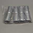 VIVIDA 1-5/8" Top Rail Sleeve 4 PCS, Fence Rail Connectors for 1.77" OD Pipe, Chain Link Fence Parts, Galvanized Steel