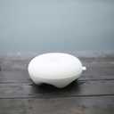 ARTIX Incandescent Pod Lamp, Motion-Activated Desk Lamp, White Satin-Finish with USB Charging Ports and Smart Eye Protecting Technology with No-Touch Dimming Ability