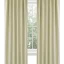 Deconovo Blackout Curtains  Room Darkening, Noise-Reducing, Thermal Insulated  Energy-Efficient Window Treatment for Bedroom, Living Room & Home Office  2 Panels, Beige, 52W x 72L Inch