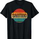 Santino Name Retro Vintage Sunset Limited Edition T-Shirt Medium