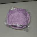 80pcs Purple Glitter Birthday Paper Plates And Napkins for Party Supplies