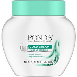POND'S Cold Face Cream, Skin Care Facial Cleanser for All Skin Types, Deep Moisturizing Face Wash & Makeup Remover, 9.5 oz, 1  Pack