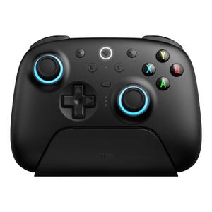 8Bitdo Ultimate 2 Wireless Gaming Controller with TMR Joysticks, Switchable Hall Effect/Tactile Triggers, 8Speed Wireless Tech, Charging Dock, RGB Fire Ring for PC & Android - Black