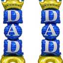 BELSITA Happy Fathers Day Balloons Large Father's Day Standing Balloon 44 Inch DAD Aluminum Foil Balloon For Father's Day Birthday Party Decoration Holiday Supplies Home Room Decor