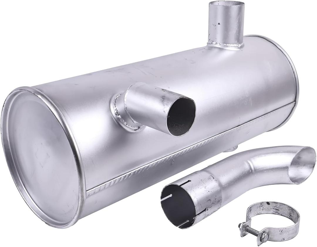 FridayParts Muffler 287-0206 2870206 | Compatible for Caterpillar CAT Engine 3046 Excavator 318B 318BL 318BLN 315C 315CL