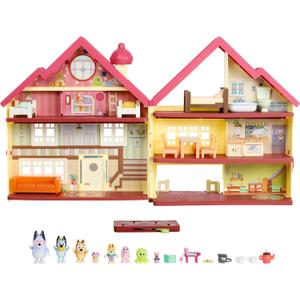 Bluey XL House Playset, Interactive Lights, Sounds & Dance Floor, 5.2 x 15.55 x 17.09 inches